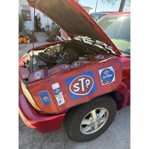 Vintage STP Fender Cover Mat Protector Muscle Car